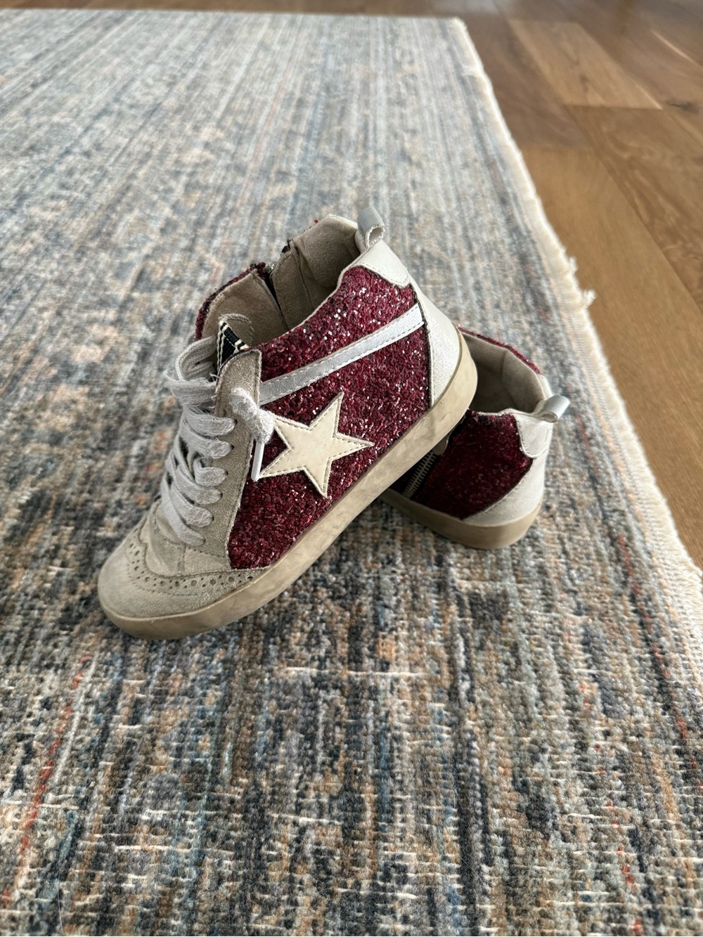 Shushop Oxford glitter sneakers